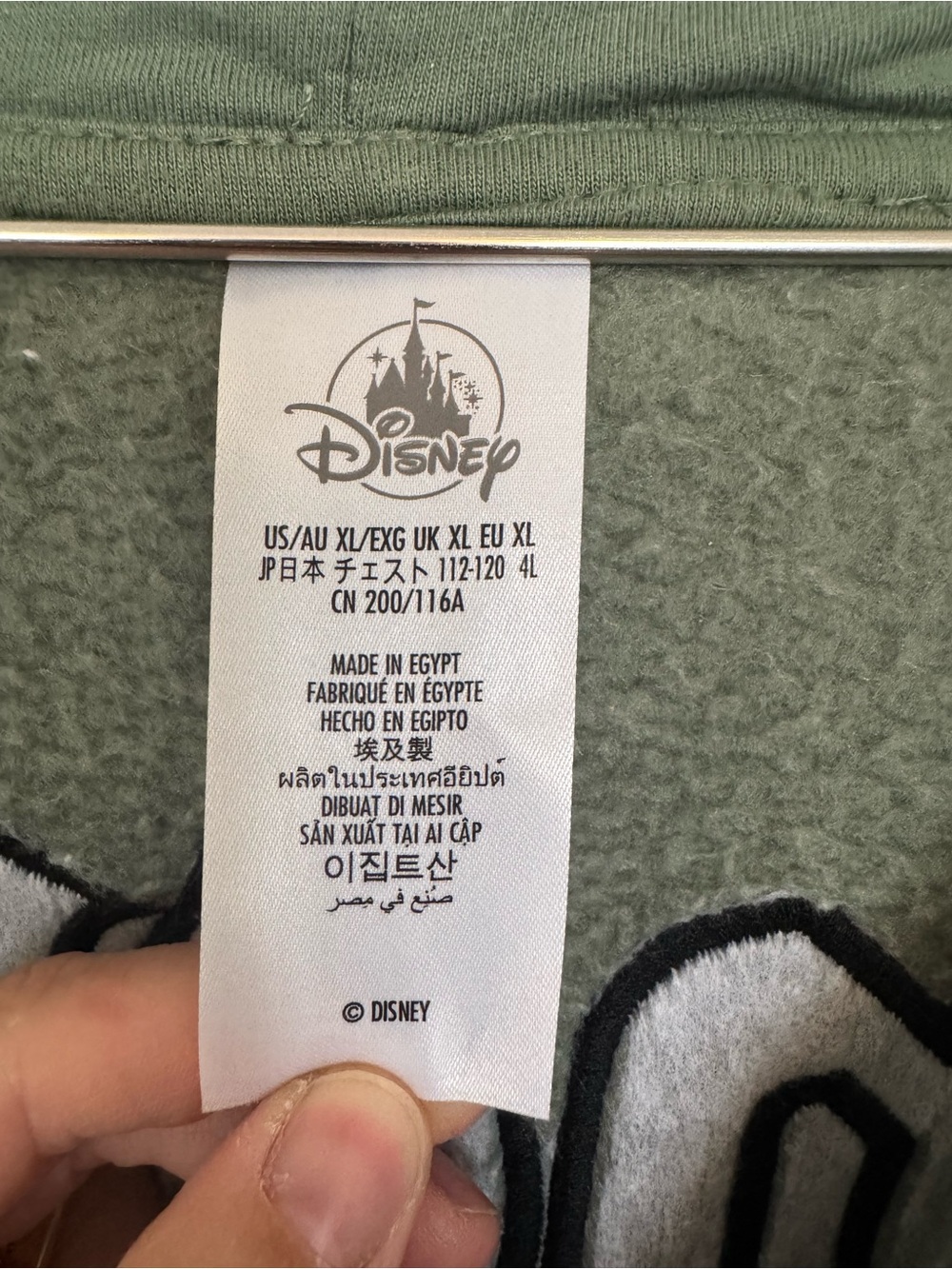 Disney Sage Green Hoodie - Picture 6 of 13